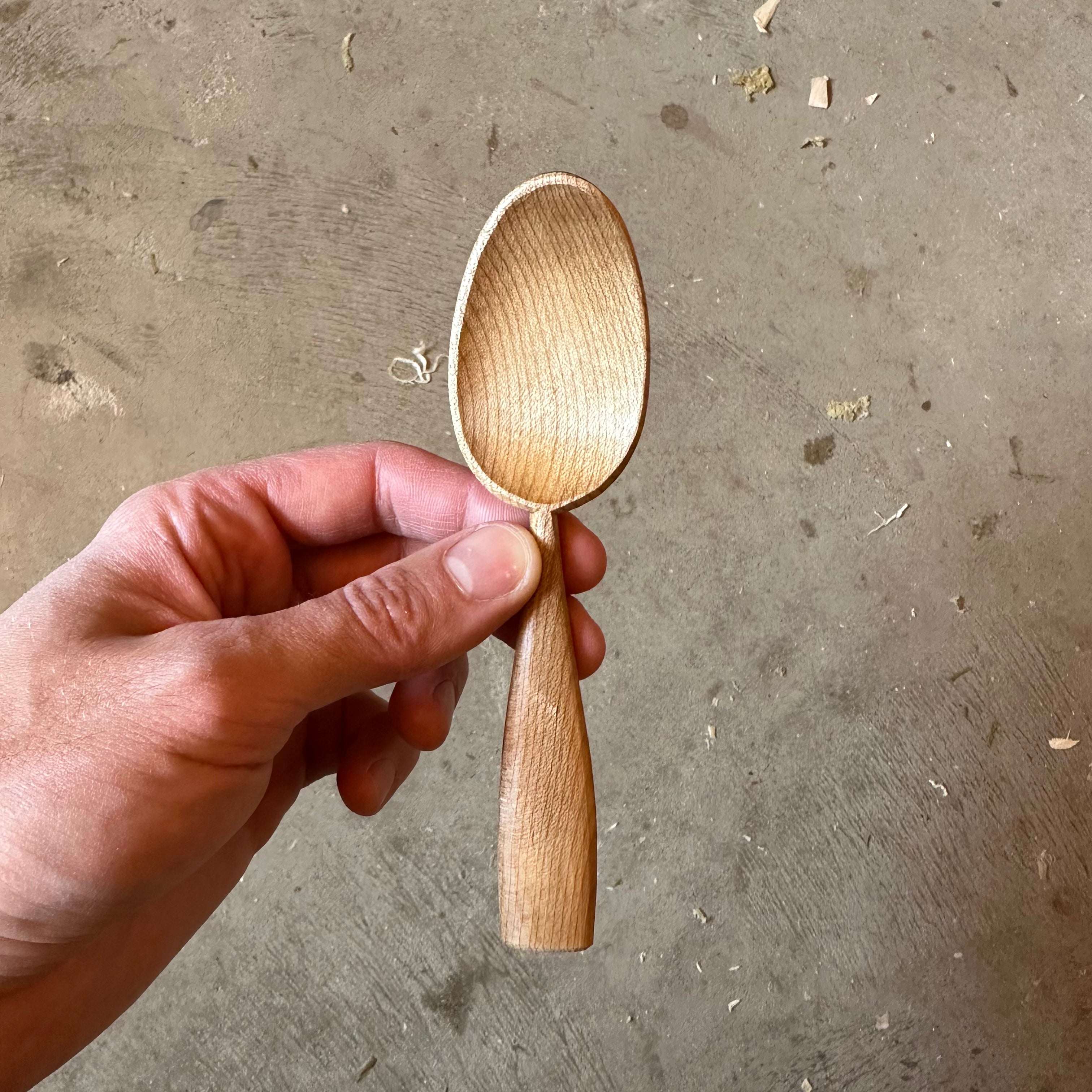 Balancing Sugar Maple Eating Spoon 2