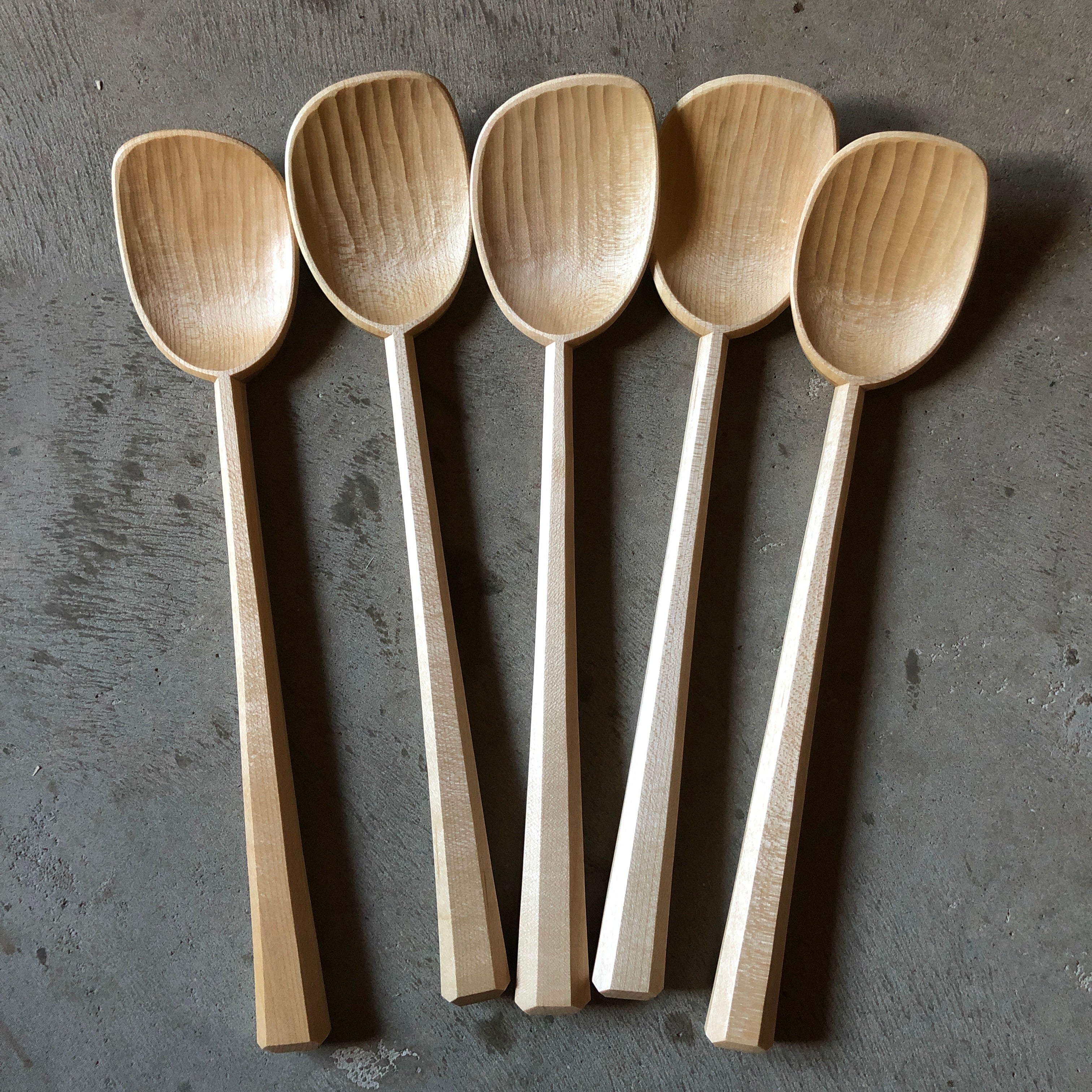 Wooden Measuring Spoon Set Carved From Black Walnut, Cherry, or Sugar Maple  Wood 1 Cup, 3/4 Cup, 1/2 Cup, 1/4 Cup 